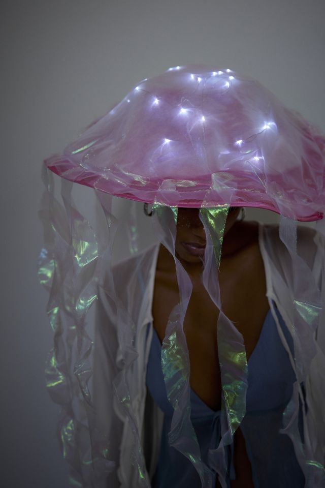 LED Light-Up Jellyfish Costume Hat #1
