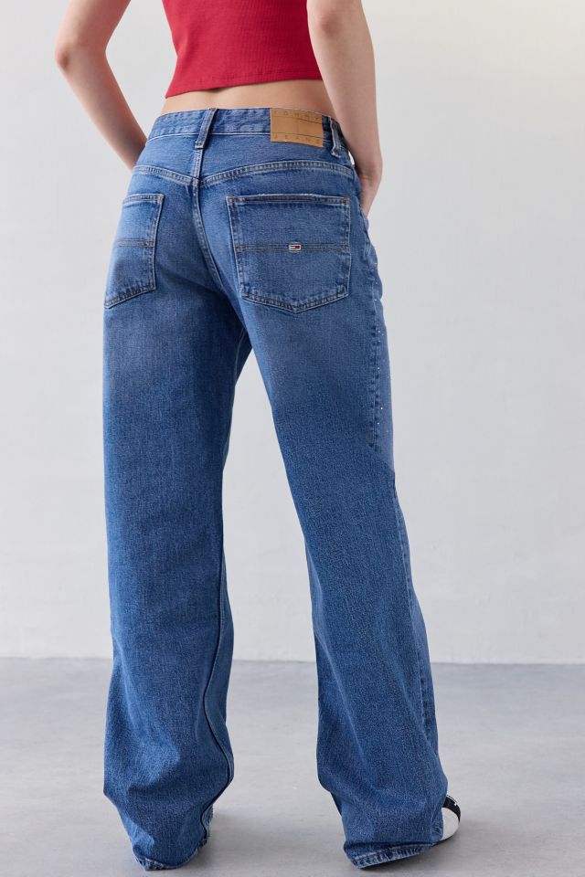 Tommy Jeans Mia Embellished Mid-Rise Relaxed Straight Jean #2