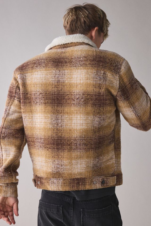Levi’s® Type 3 Plaid Fleece-Lined Trucker Jacket #1
