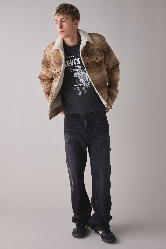 Levi’s® Type 3 Plaid Fleece-Lined Trucker Jacket #2