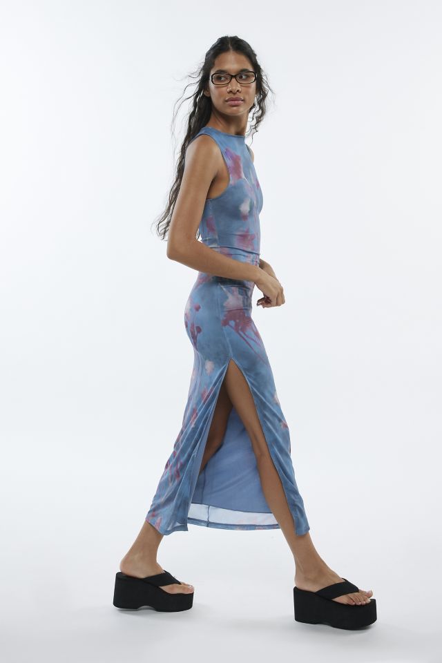 Motel Flo Lumen Mesh Midi Dress #1