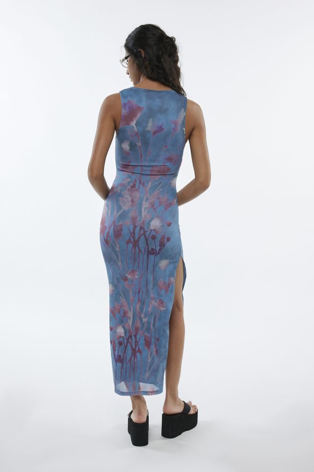 Motel Flo Lumen Mesh Midi Dress #3