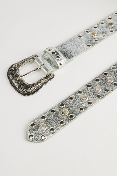 Metallic Western Belt