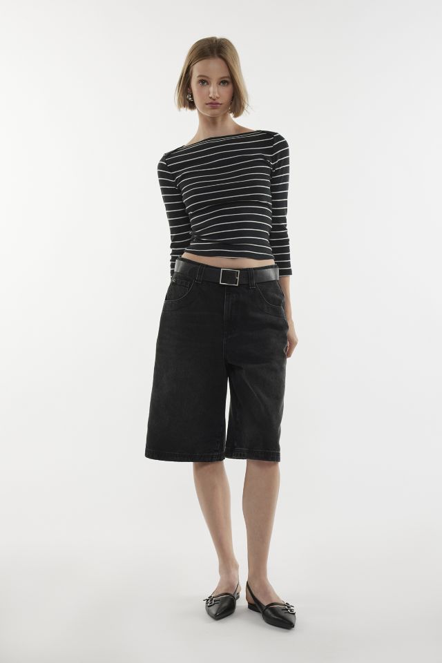 BDG Willow ¾ Sleeve Boatneck Tee #1