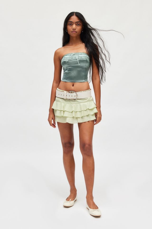Kimchi Blue Alivia Scallop Lace Tube Top #3