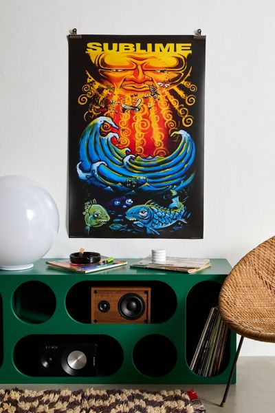 Sublime Sun & Fish Poster | Urban Outfitters