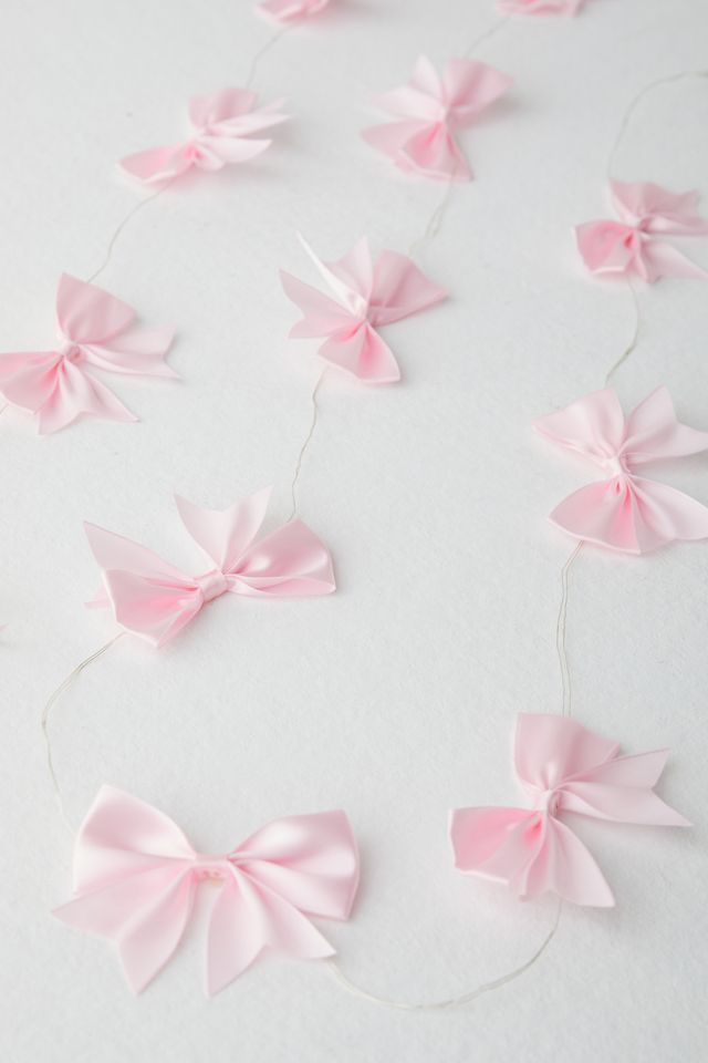 Fabric Bow String Lights #3
