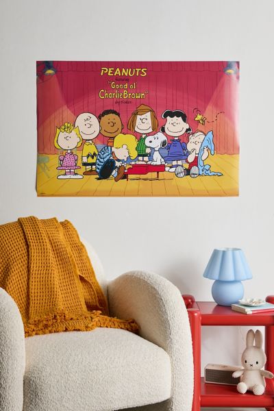 Urban Outfitters Peanuts Piano Poster At