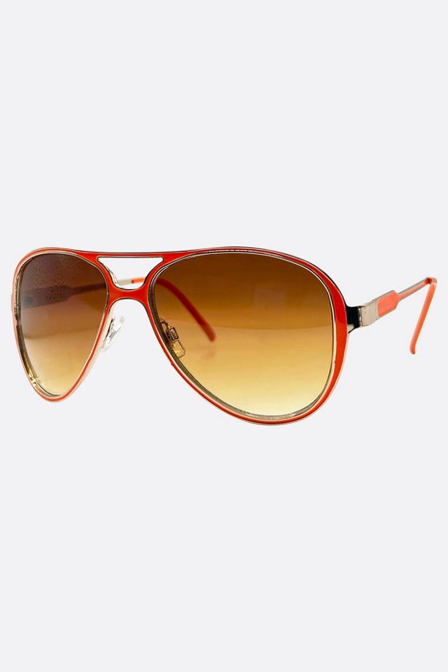 Giant Vintage Absolutely Punk Aviator Sunglasses #1