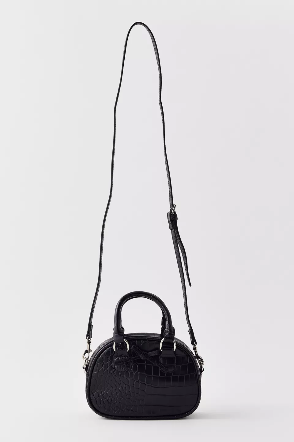 A black bowler bag