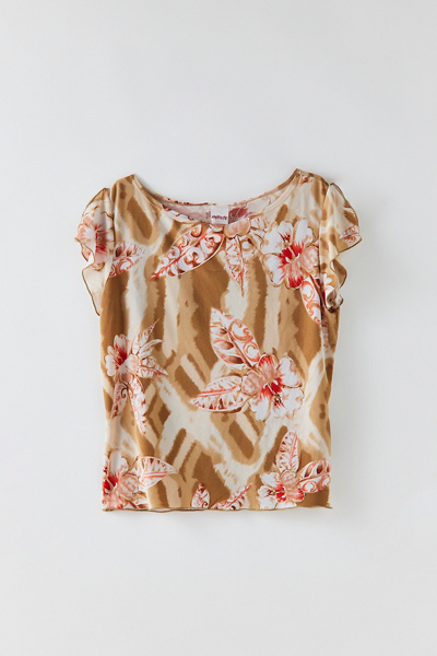 Vintage Y2K Floral Top | Urban Outfitters