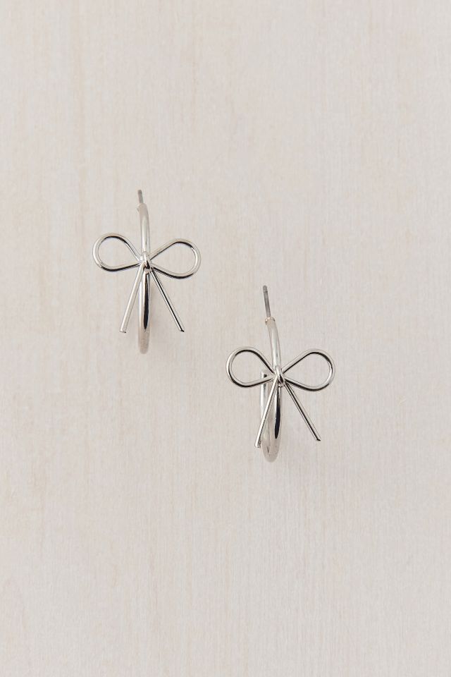 Bow Hoop Earring #2