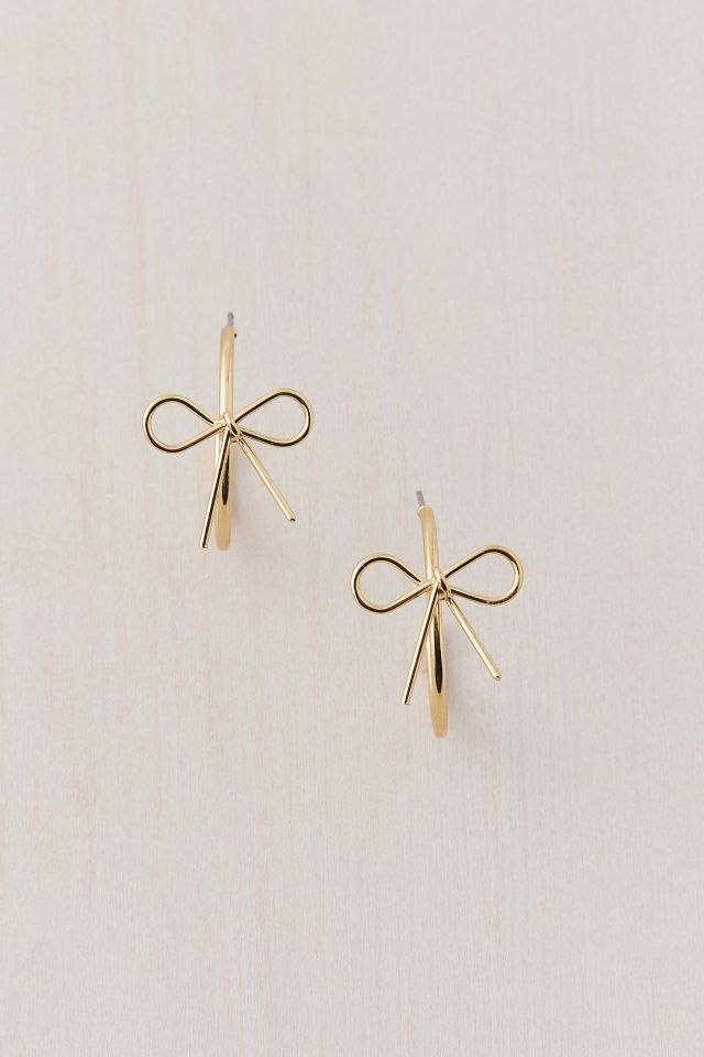 Bow Hoop Earring #2
