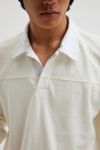 UO Richmond Quilted Cropped Rugby Shirt