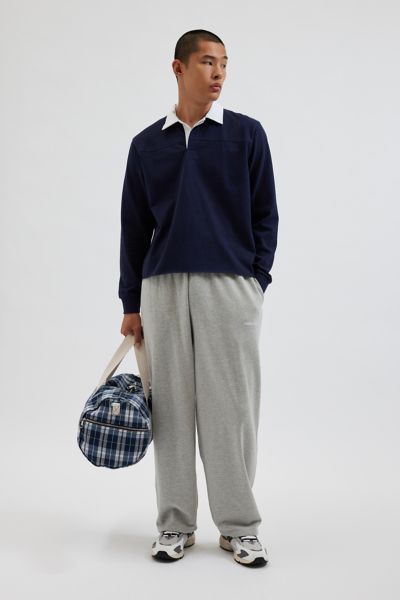 UO Richmond Quilted Raw Hem Rugby Shirt