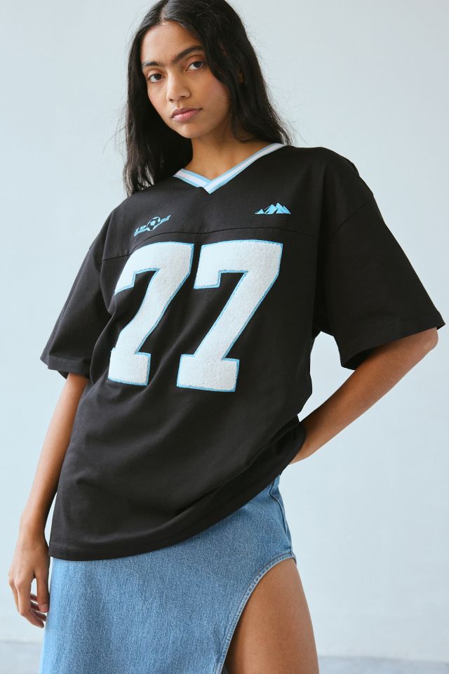 Cairo Oversized V-Neck Jersey Tee #3