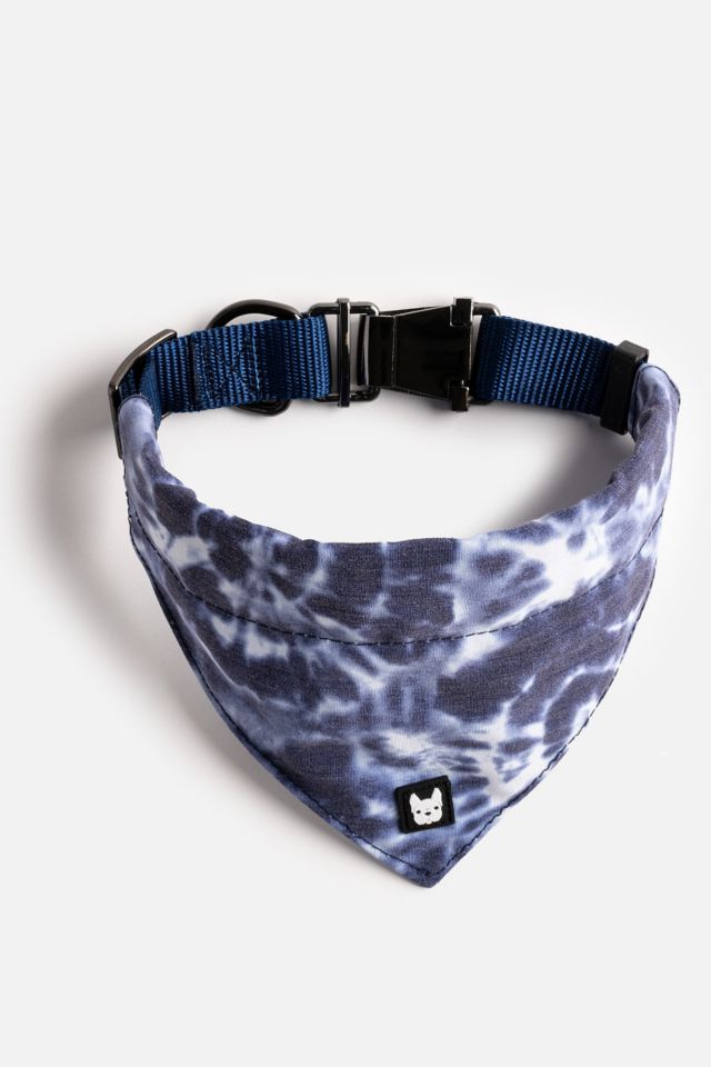 Silver Paw Poplin Bandana Dog Collar #1