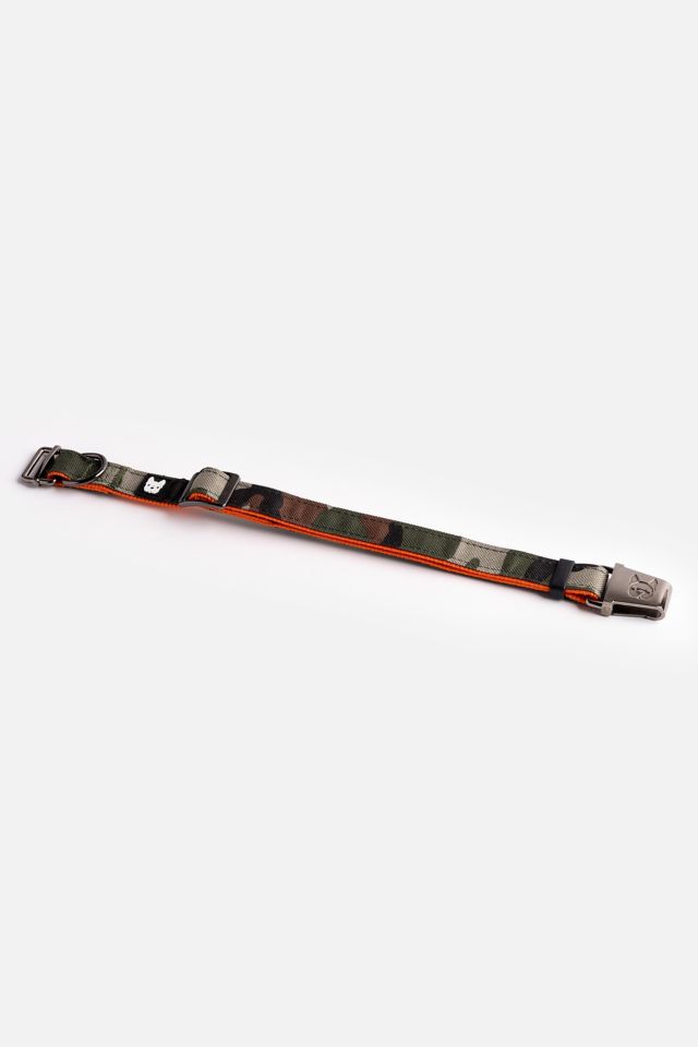 Silver Paw Poplin Camo Dog Collar #2