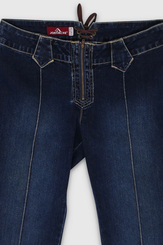 2000s Frayed Low Rise Denim Capris (XS) main image 1