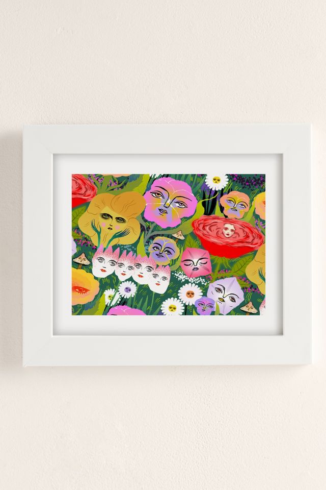Blindthesun Flower Garden Art Print #1