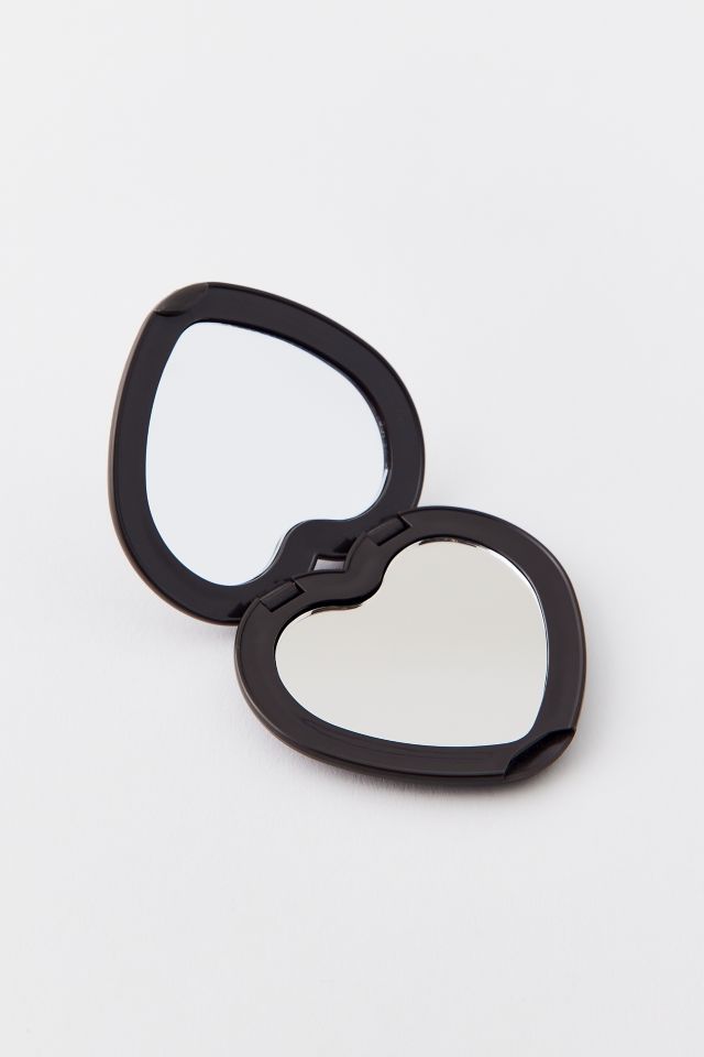 Miroir Compact Cœur Léopard #1