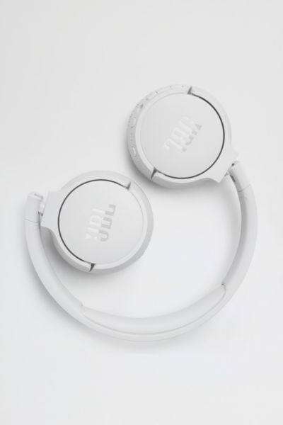 Jbl Tune 670nc Wireless On-ear Noise Cancelling Headphones In White At Urban Outfitters