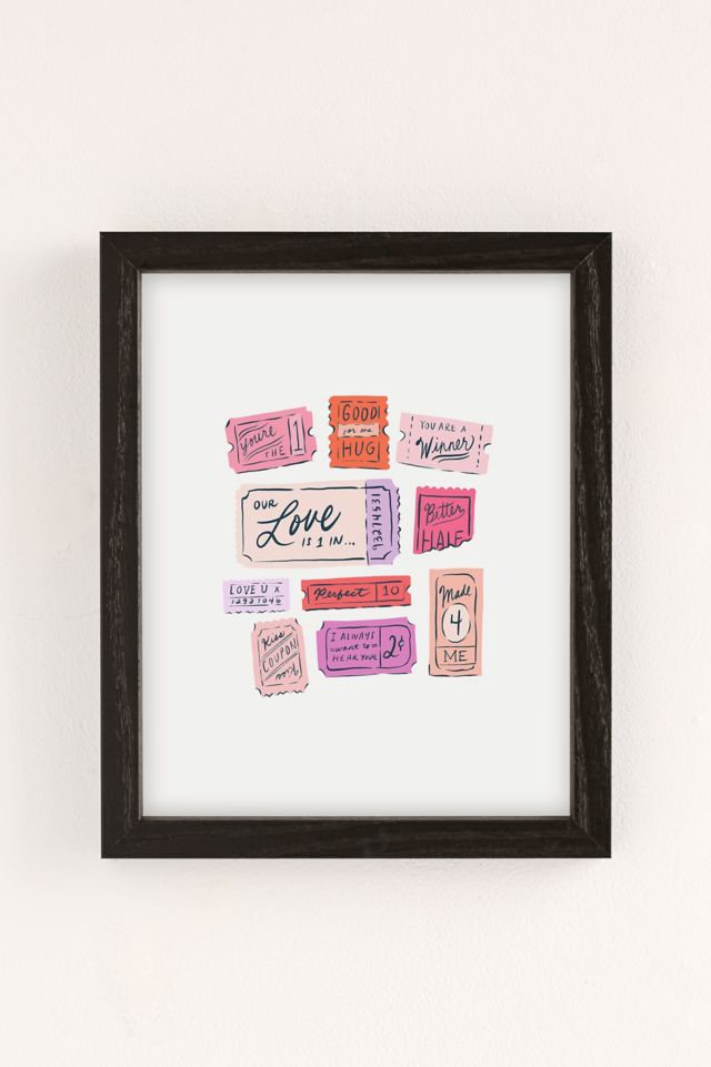 KrissyMast Ticket To Love Art Print #1