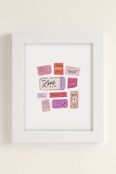 KrissyMast Ticket To Love Art Print