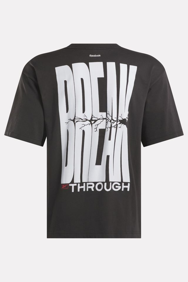 Reebok X OBEY Break Through Washed Cotton Graphic Tee #1