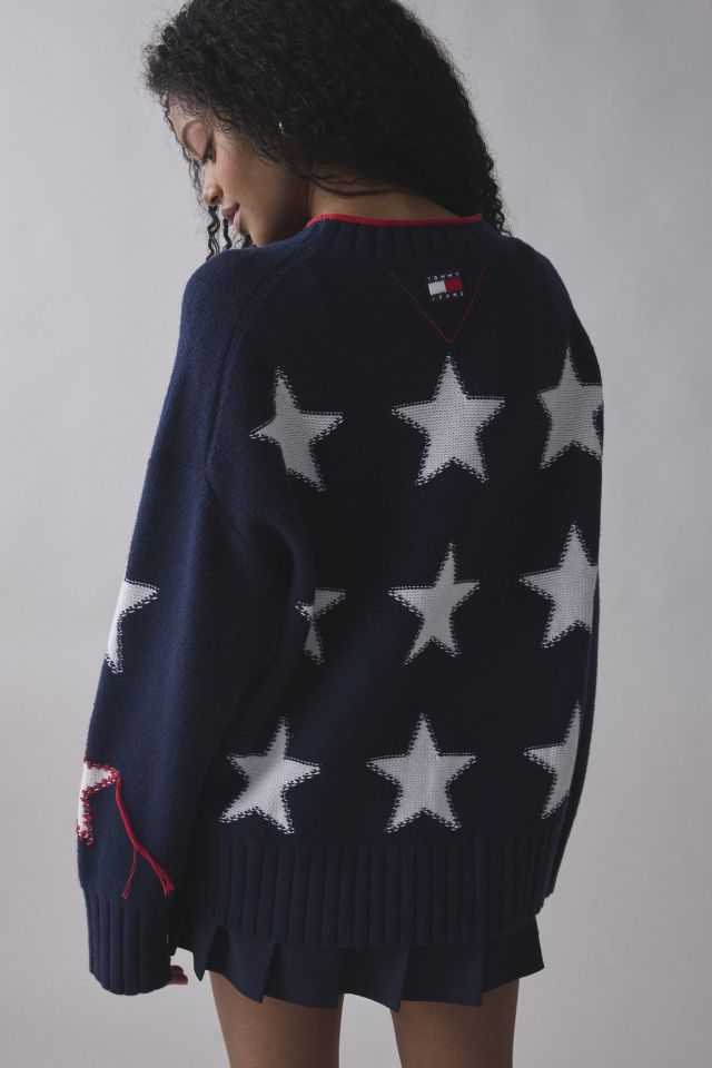 Tommy Jeans Star Distressed Knit Sweater #3