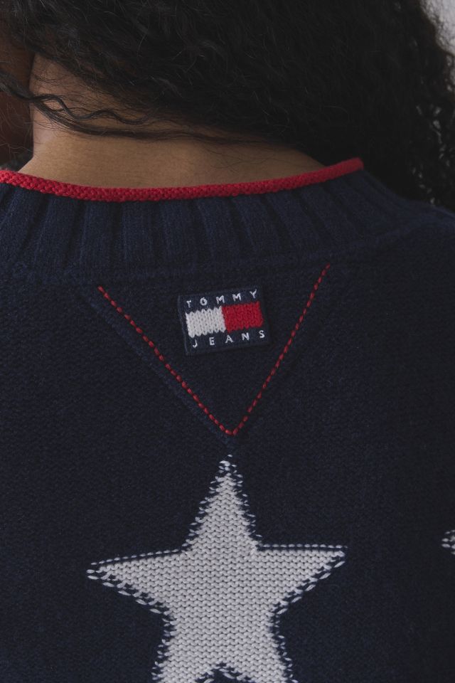 Tommy Jeans Star Distressed Knit Sweater #4
