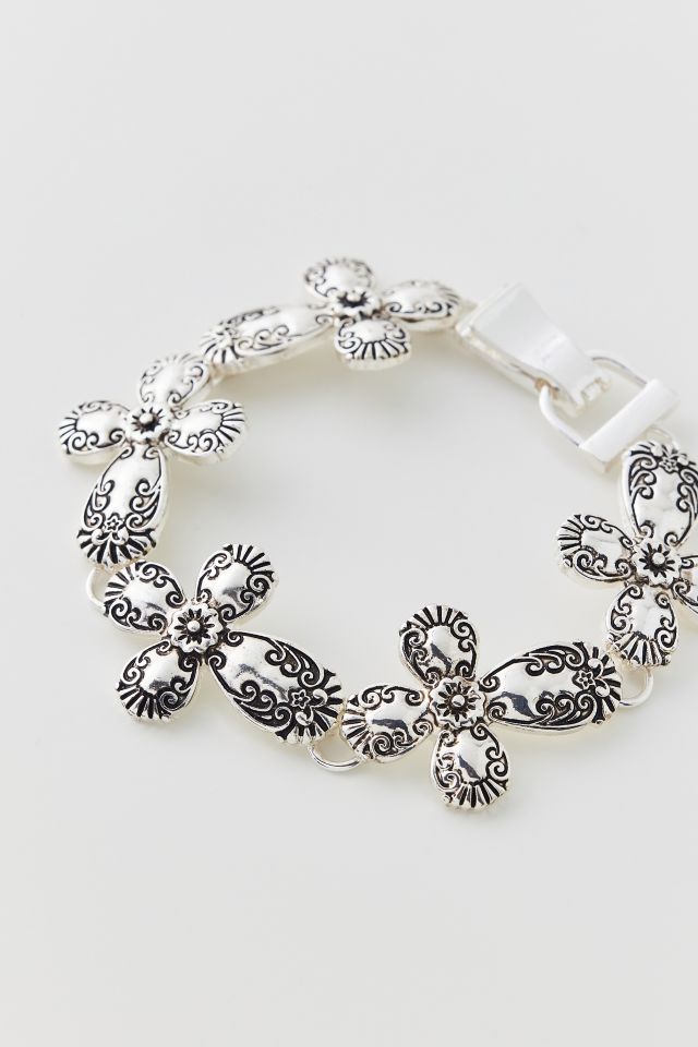 Etched Cross Bracelet #2