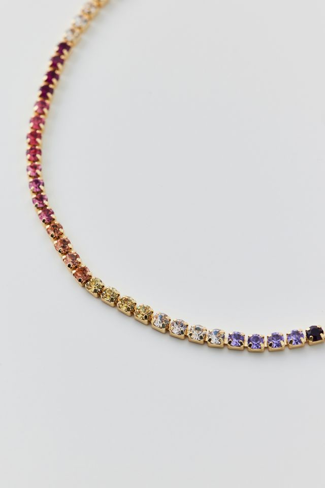 Essential Rhinestone Tennis Necklace | Urban Outfitters