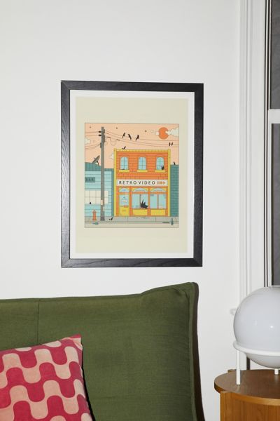 Jazzberry Blue THE VIDEO STORE Art Print