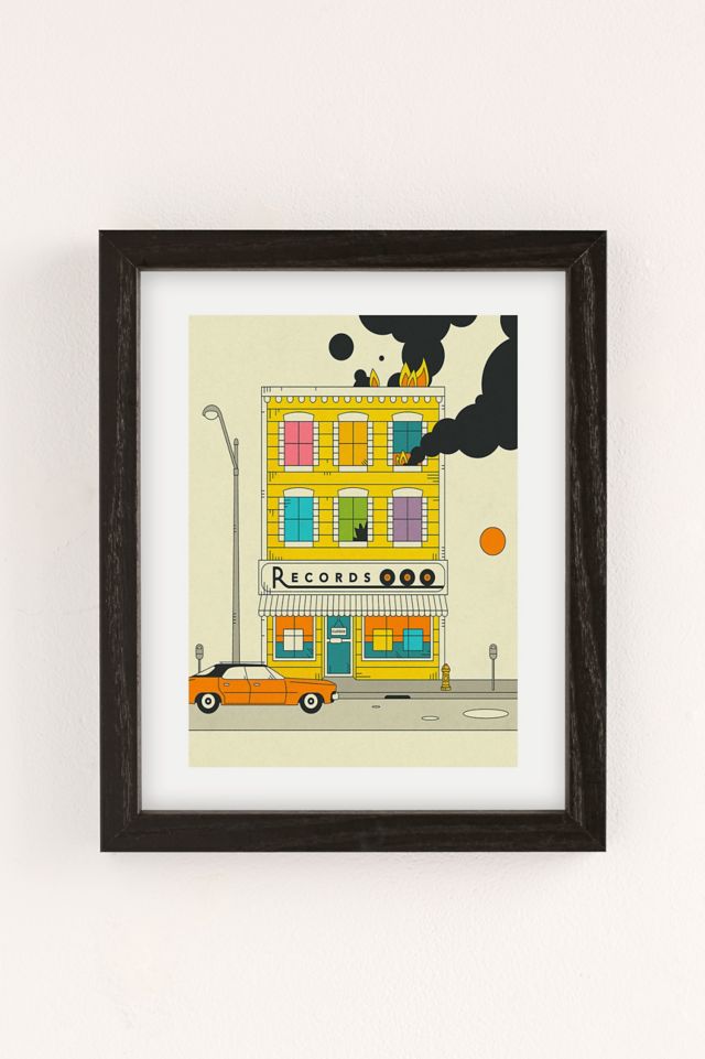 Jazzberry Blue RECORD SHOP Art Print #1
