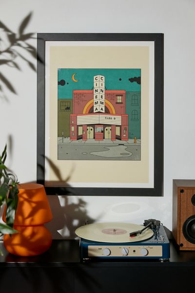 Jazzberry Blue CINEMA Art Print