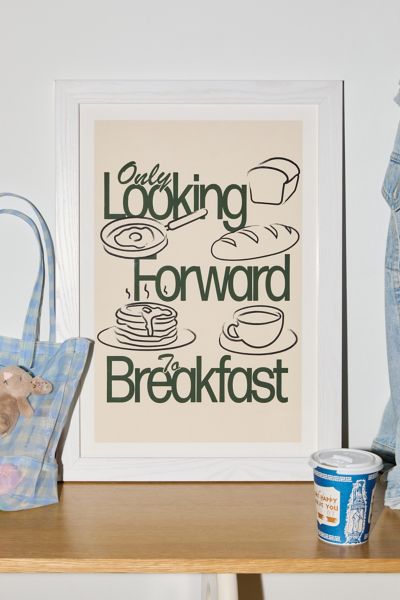Mlgrs Design Breakfast Lover Art Print