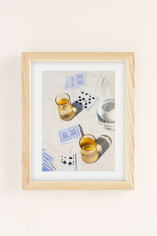 Emmely Schipper Playing A Game Of Cards Art Print #1