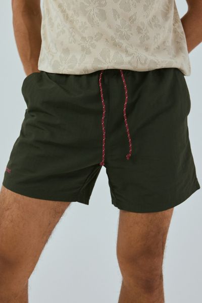 Marmot Uo Exclusive Juniper Springs 5" Short In Rosin Green Solid, Men's At Urban Outfitters