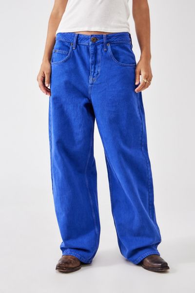 BDG JAYA BAGGY ECLECTIC BLUE JEAN IN BLUE, WOMEN'S AT URBAN OUTFITTERS 