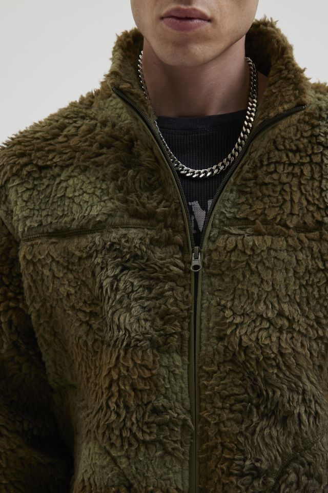 BDG Patchwork Fleece Zip Jacket #4