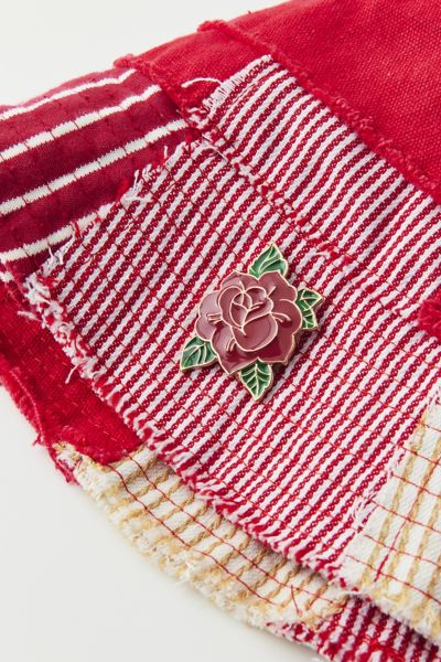 Rose Enameled Pin