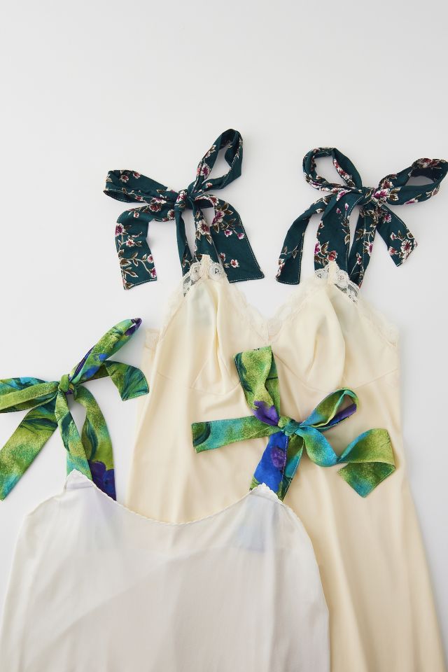 Urban Renewal Remade Floral Tie Strap Slip Dress #1