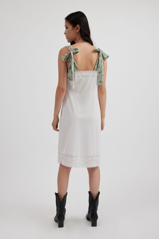 Urban Renewal Remade Floral Tie Strap Slip Dress #4