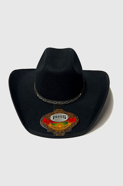 Vintage 2000’s Deadstock Pugs Western Felt Cowboy Hat | Urban Outfitters