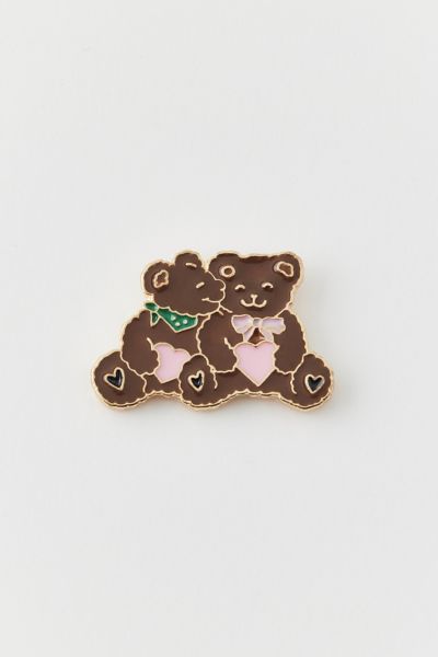 Teddy Bears Enameled Pin
