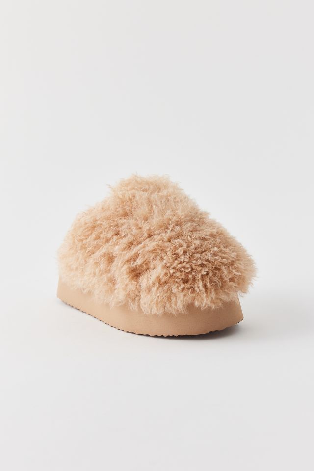 UO Faux Fur Platform Slipper #2
