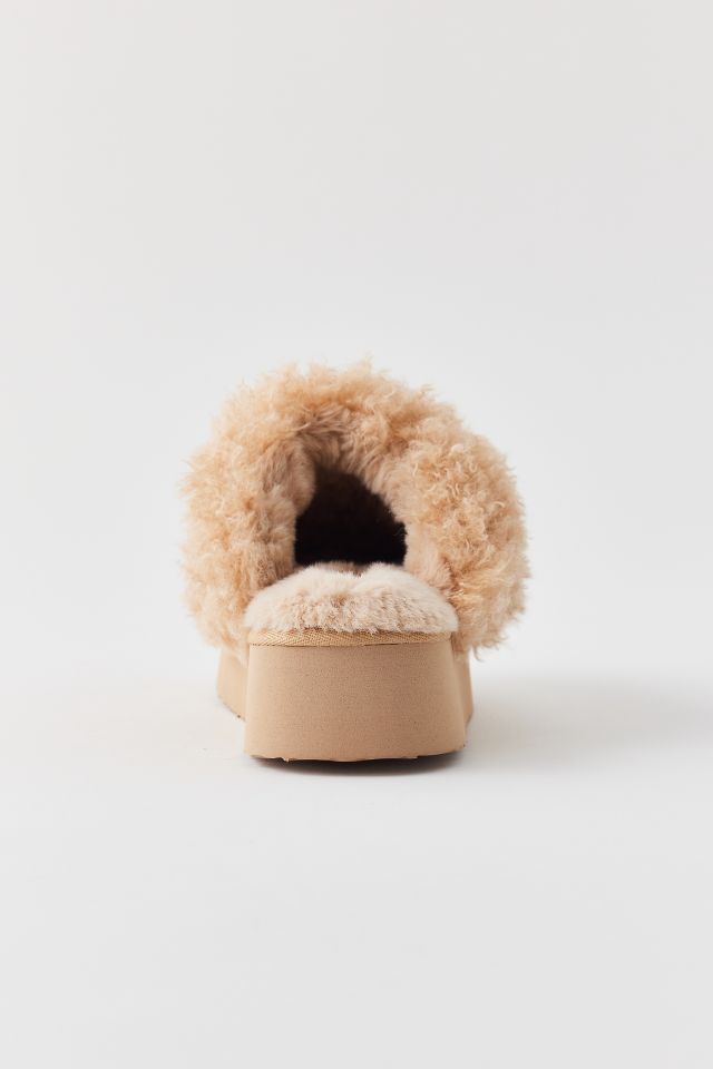 UO Faux Fur Platform Slipper #3