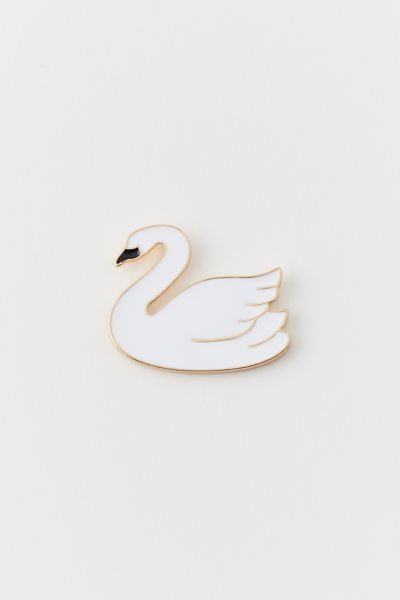 Swan Enameled Pin