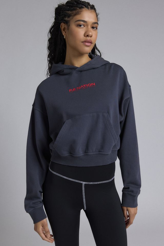 P.E Nation Transition Cropped Hoodie Sweatshirt #1